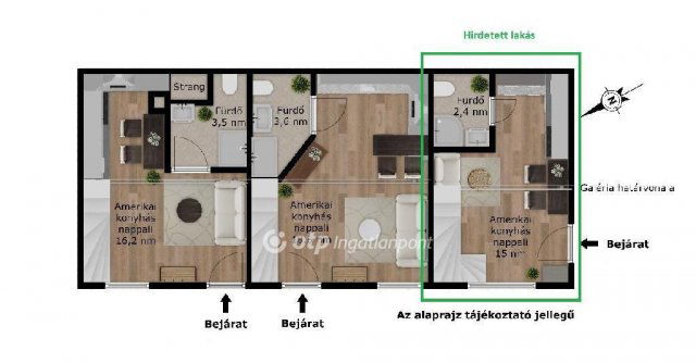 Eladó téglalakás, Budapesten, VII. kerületben 49.9 M Ft