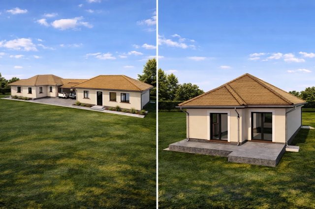 Eladó ikerház, Kókán 61.99 M Ft, 4 szobás