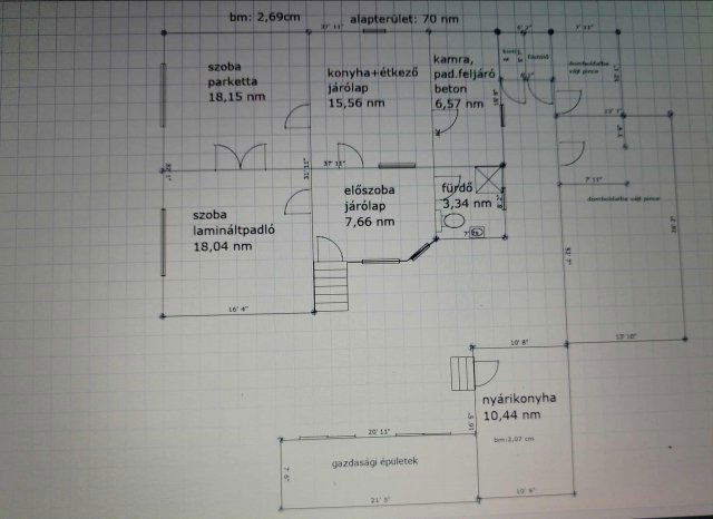 Eladó családi ház, Recsken 14.9 M Ft, 2 szobás