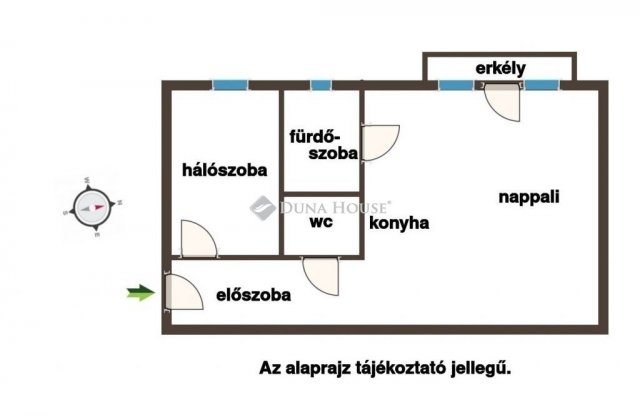 Eladó téglalakás, Pécsett 42.5 M Ft, 2 szobás