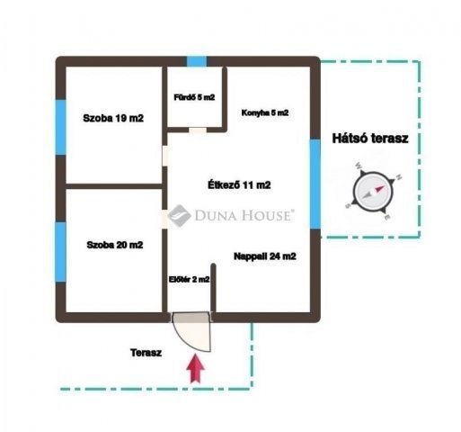 Eladó családi ház, Bagon 86 M Ft, 3 szobás