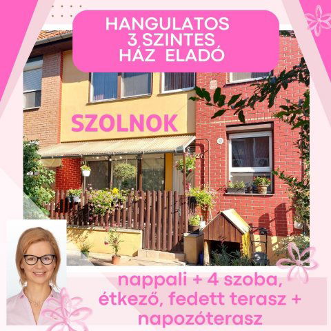 Eladó sorház, Szolnokon 87.9 M Ft, 4+1 szobás