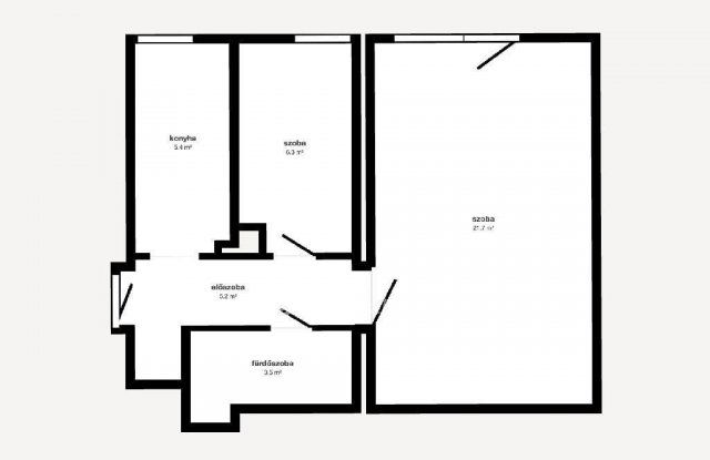 Eladó téglalakás, Kazincbarcikán 17.9 M Ft, 1+1 szobás