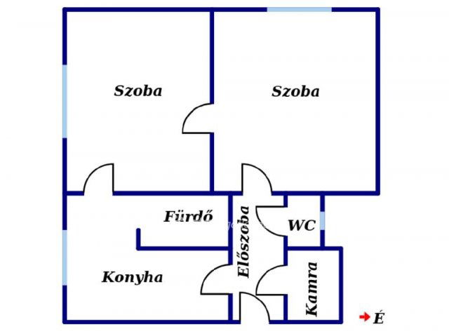 Eladó téglalakás, Putnokon 4.2 M Ft, 2 szobás