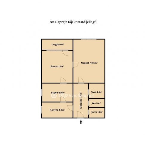 Eladó téglalakás, Budapesten, XV. kerületben 70 M Ft, 1+1 szobás