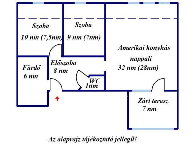 Eladó téglalakás, Gyulán 78 M Ft, 1+2 szobás
