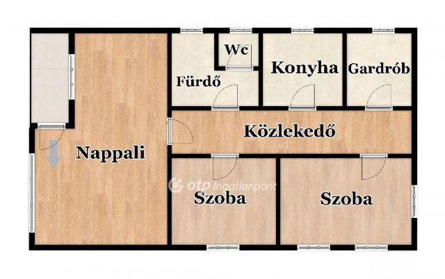 Kiadó családi ház, albérlet, Hajdúszoboszlón 400 E Ft / hó