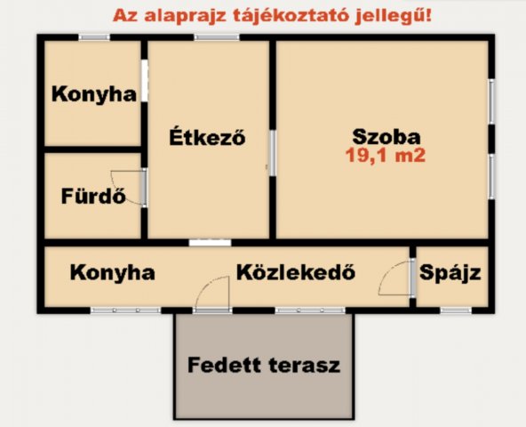 Eladó családi ház, Kiskunhalason 24.9 M Ft, 1 szobás