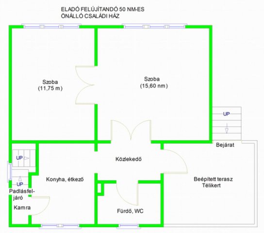 Eladó családi ház, Budapesten, XV. kerületben, Csővár utcában