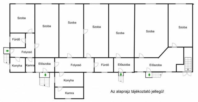 Eladó sorház, Mezőhegyesen 40 M Ft, 7 szobás