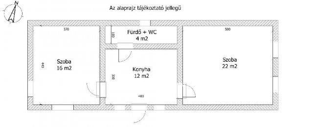 Eladó családi ház, Sényén 55 M Ft, 2 szobás
