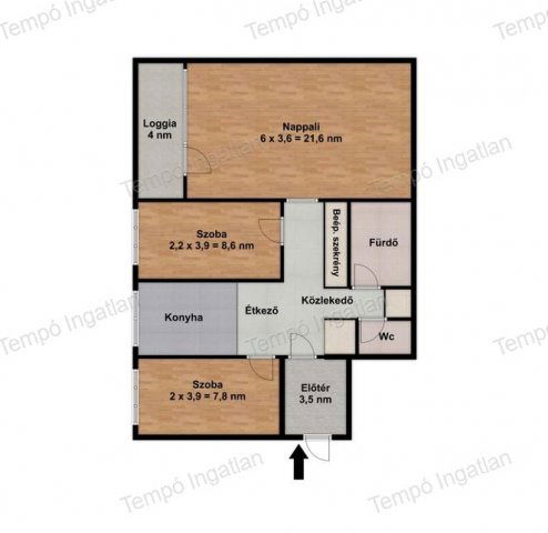 Eladó téglalakás, Budapesten, II. kerületben 112.9 M Ft