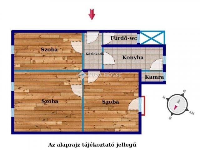 Eladó téglalakás, Szombathelyen 39 M Ft, 3 szobás
