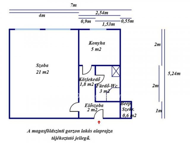 Eladó panellakás, Cegléden 36.9 M Ft, 1 szobás