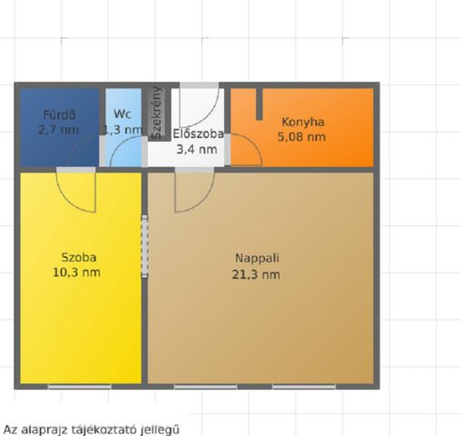 Eladó téglalakás, Salgótarjánban 21.69 M Ft, 2 szobás