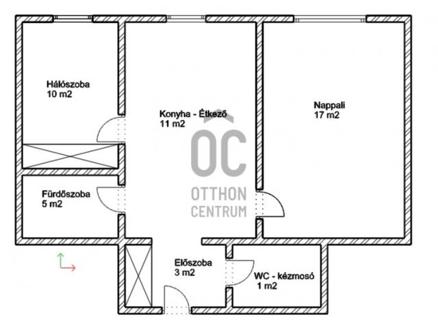 Eladó téglalakás, Debrecenben 62.9 M Ft, 2 szobás