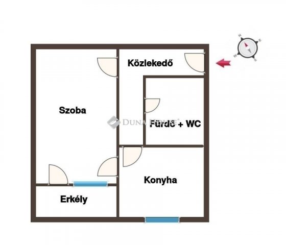Eladó téglalakás, Kecskeméten 35.5 M Ft, 1 szobás
