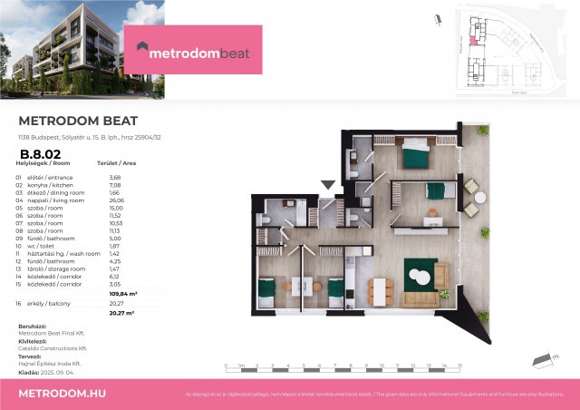 Eladó téglalakás, XIII. kerületben, Sólyatér utcában