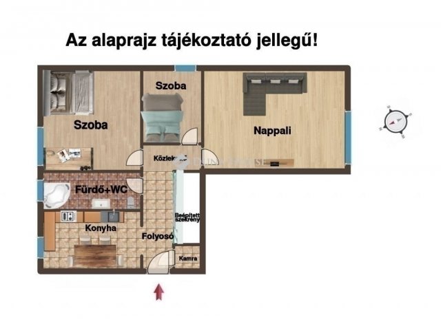 Eladó téglalakás, Budapesten, XVIII. kerületben 67.9 M Ft