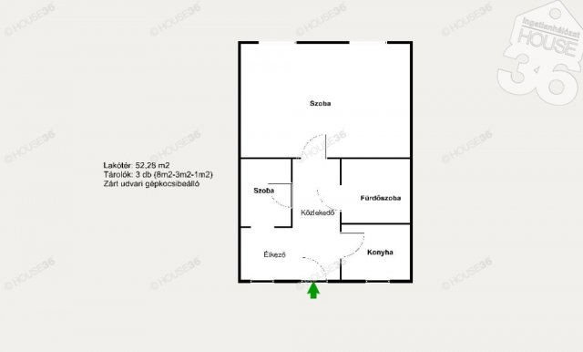 Eladó téglalakás, Kecskeméten 41.9 M Ft, 2 szobás
