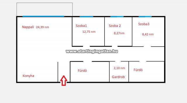 Eladó téglalakás, Budapesten, XIII. kerületben, Berettyó utcában