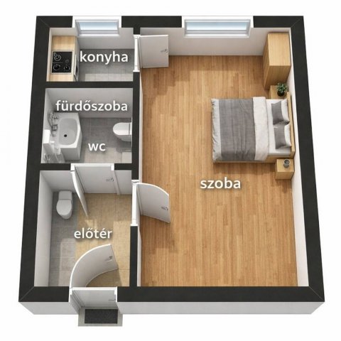 Kiadó téglalakás, albérlet, Miskolcon 135 E Ft / hó, 1 szobás