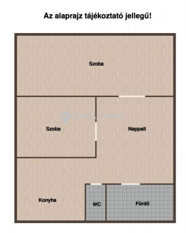 Eladó téglalakás, Győrött 60.99 M Ft, 3 szobás