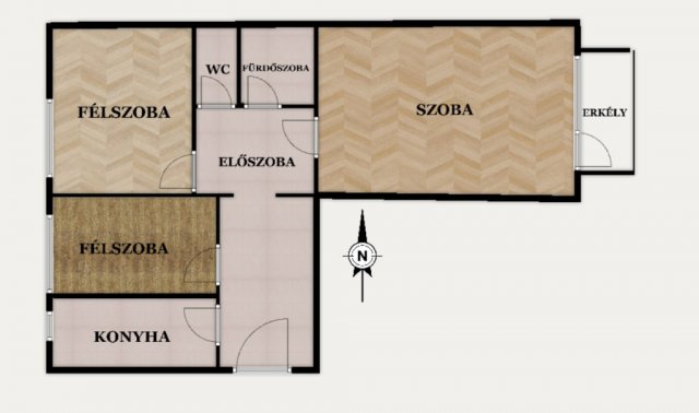 Eladó panellakás, Budapesten, XXI. kerületben 64.9 M Ft