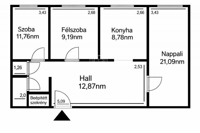 Eladó panellakás, Budapesten, IV. kerületben 81.9 M Ft, 3 szobás