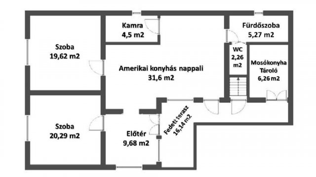 Eladó családi ház, Erdőtelken 20 M Ft, 2 szobás