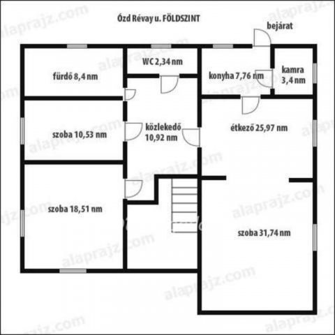 Eladó családi ház, Ózdon 12.28 M Ft, 4 szobás