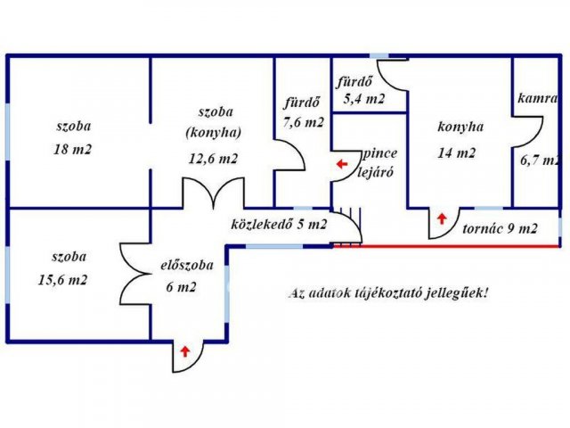 Eladó családi ház, Halmajugrán 17.5 M Ft, 3 szobás