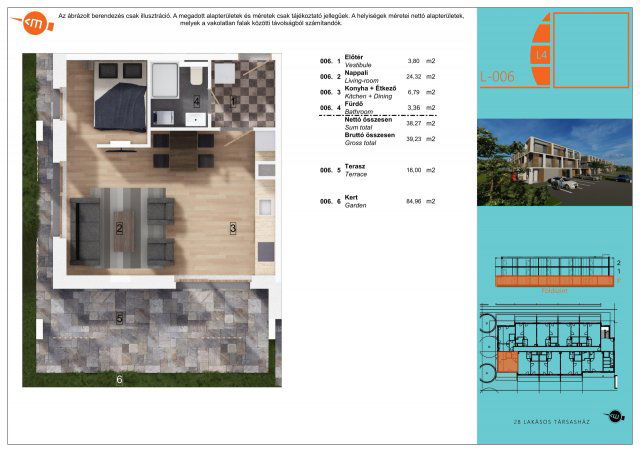 Eladó téglalakás, Balatonlelleén 61.99 M Ft, 2 szobás