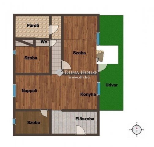 Eladó téglalakás, Pécsett 75 M Ft, 4 szobás