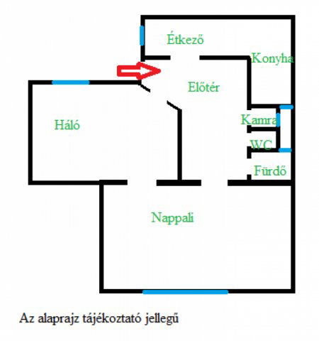 Eladó téglalakás, Budapesten, IX. kerületben 76 M Ft, 2 szobás