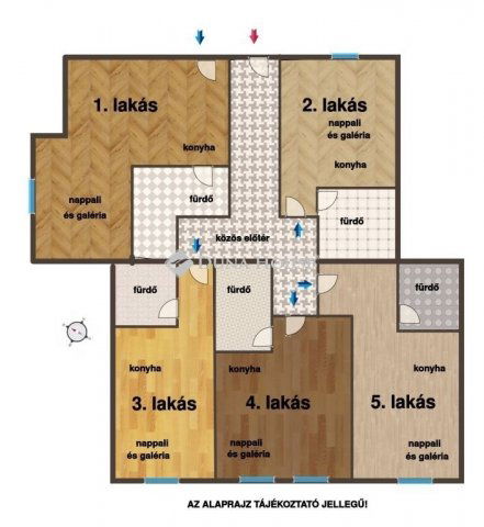 Eladó téglalakás, Budapesten, VII. kerületben 43.8 M Ft