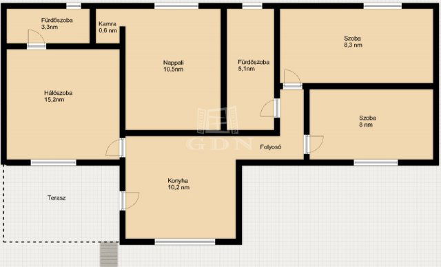 Eladó családi ház, Balatonszepezden 128 M Ft, 4+2 szobás