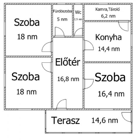 Eladó családi ház, Devecseren 44.9 M Ft, 3 szobás