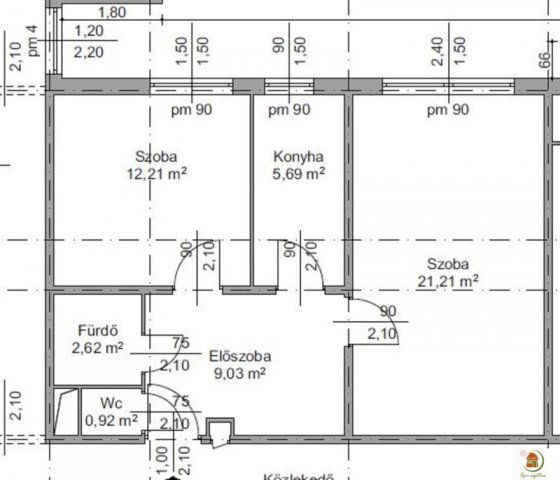 Eladó téglalakás, Budapesten, III. kerületben 64.9 M Ft