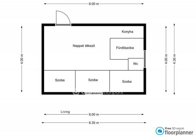 Eladó családi ház, Szigethalmon 89 M Ft, 6 szobás