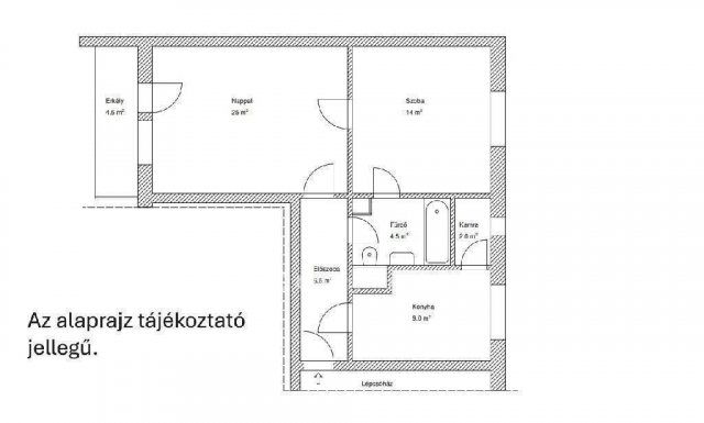 Eladó téglalakás, Budapesten, XI. kerületben 79.9 M Ft, 2 szobás