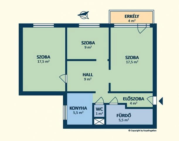 Eladó panellakás, Budapesten, IV. kerületben, Kassai utcában