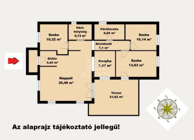 Eladó családi ház, Üllőn 105 M Ft, 4 szobás