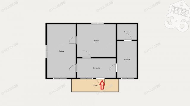 Eladó mezogazdasagi ingatlan, Kecskeméten 17.9 M Ft, 3 szobás