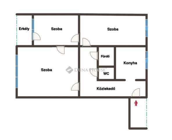 Eladó panellakás, Budapesten, XX. kerületben 54.99 M Ft, 3 szobás