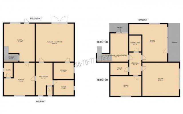 Eladó családi ház, Jászapátiban 34.9 M Ft, 5 szobás