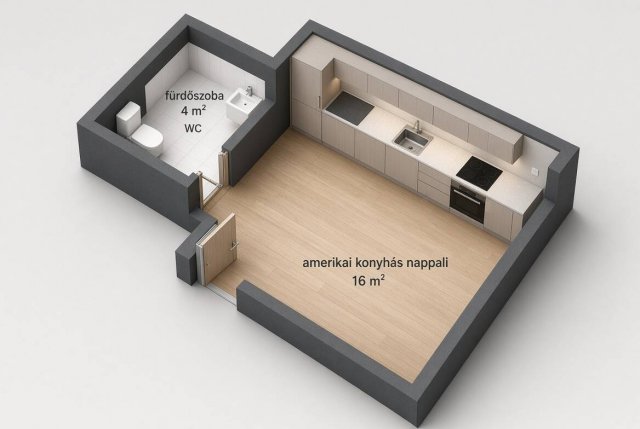 Eladó mezogazdasagi ingatlan, Miskolcon 12.5 M Ft, 1 szobás
