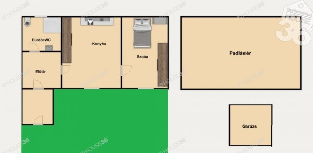 Eladó téglalakás, Kecskeméten 47.9 M Ft, 2 szobás