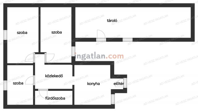 Eladó családi ház, Ócsán 45 M Ft, 3 szobás