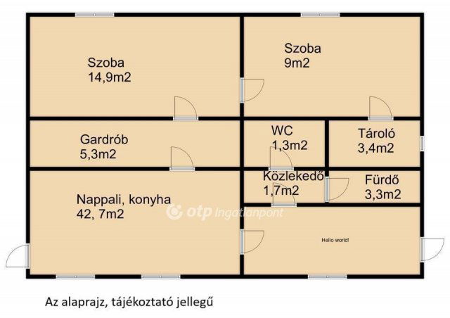 Eladó családi ház, Tiszavasváriban 7.9 M Ft, 3 szobás